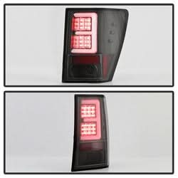 Spyder Jeep Grand Cherokee 07-10 Incl. Signal-LED/Brake-LED Light Bar LED Tail Lights Black
