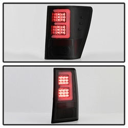 Spyder Jeep Grand Cherokee 07-10 Incl. Signal-LED/Brake-LED Light Bar LED Tail Lights Black Smoke