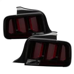 Spyder Ford Mustang 05-09 Smoke LED Tail Lights Red Light Bar