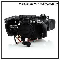 Spyder Signature BMW 320i/320i xDrive/328d/328i/335i 13-14 Black Projector Headlights