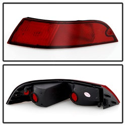 Spyder Porsche 911 95-98 OEM Tail Lights Red Smoke