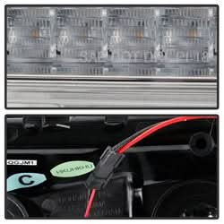Spyder Jeep Wrangler 2018-2021 / Jeep Gladiator 2020-2021 Full LED Front Bumper Lights - Sequential Signal - Chrome