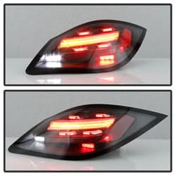 Spyder Porsche Boxster/Cayman 09-12 Black LED Tail Lights w/Sequential Signal
