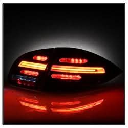 Spyder Porsche Cayenne 11-14 Red Smoke LED Tail Lights Sequential Signal