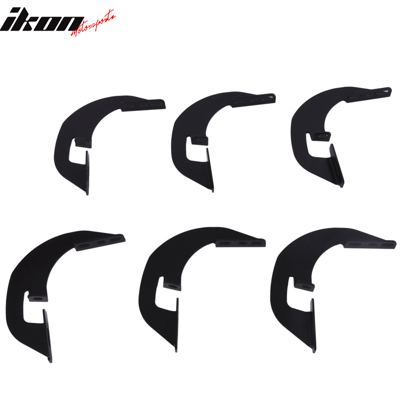 2007-2013 Chevy Silverado Black Grey Running Board Bracket Aluminum