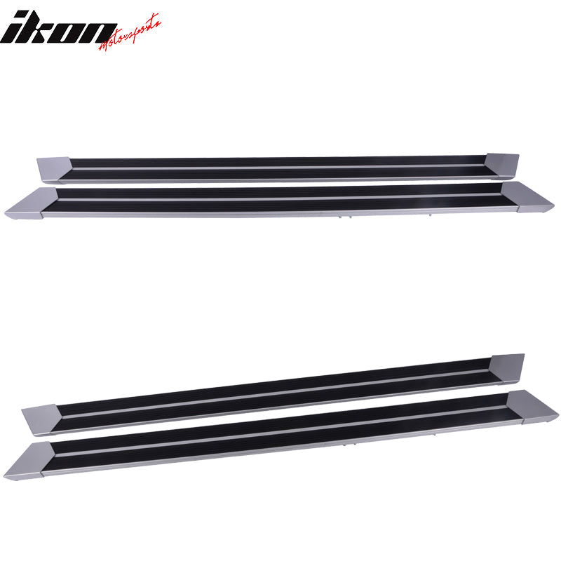 2004-2014 Ford F-150 Black Chrome Running Board Bracket Aluminum