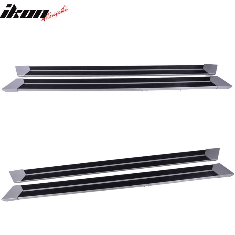 2004-2014 Ford F-150 Black Chrome Running Board Bracket Aluminum