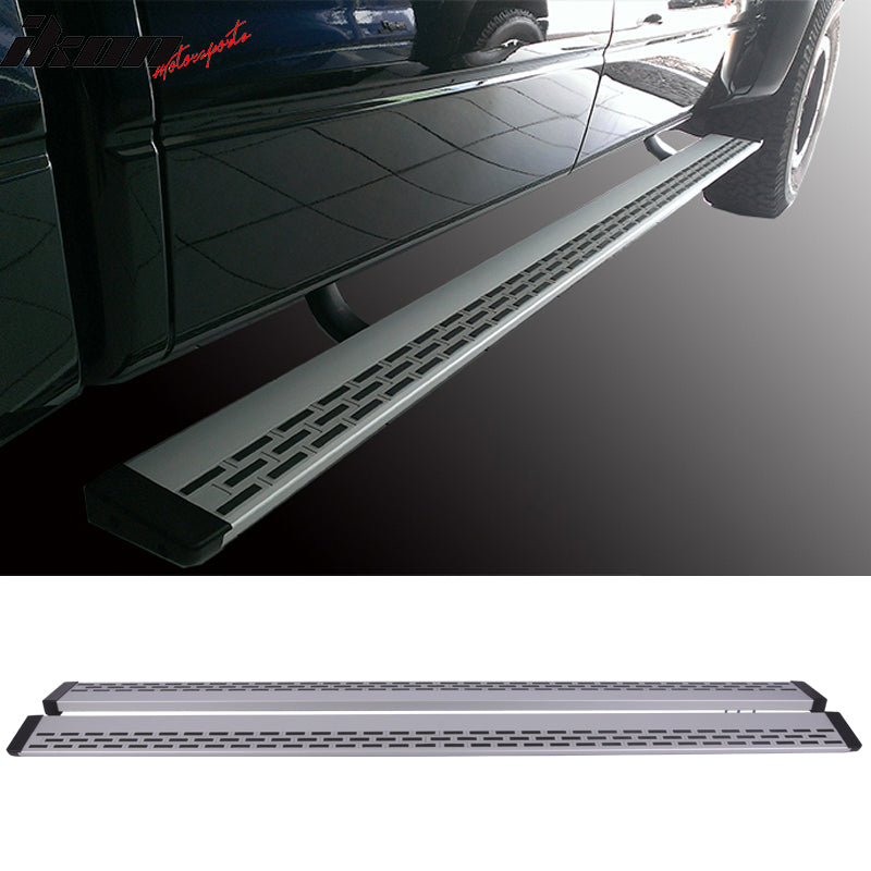 2004-2014 Nissan Titan Black Grey Running Board Bracket Aluminum