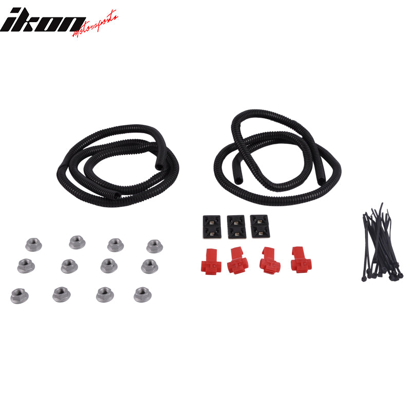 Fits 04-14 Titan Running Board Step Bar White LED Strip+ Bracket Kit