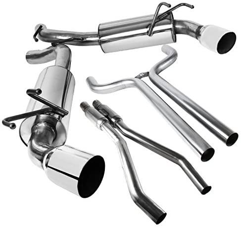 Spec-D Tuning Exhaust Chevy Camaro V6 (10-15) Catback w/ Burnt Blue or Polished Tips