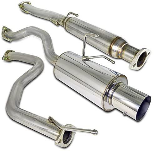 Spec-D Tuning Exhaust Honda Civic EG/EK (92-00) Polished or Blue Burnt Tip N1