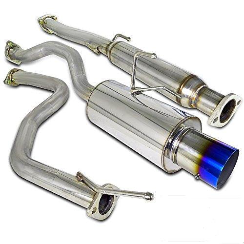 Spec-D Tuning Exhaust Honda Civic EG/EK (92-00) Polished or Blue Burnt Tip N1