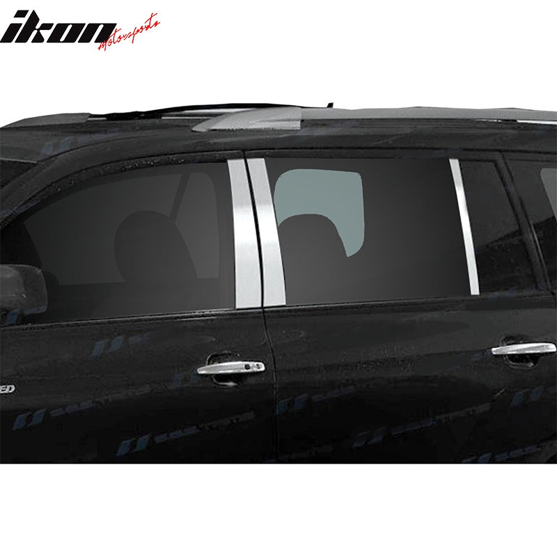 2008-2013 Toyota Highlander Pillar Posts Trim Stainless Steel 6PCS