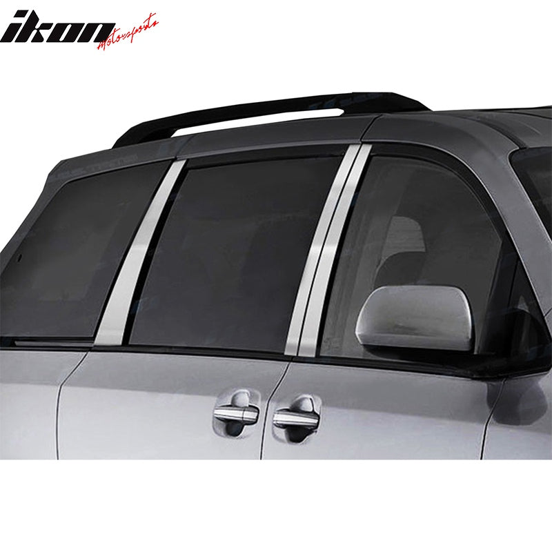 2011-2020 Toyota Sienna Pillar Posts Mirror Trim Stainless Steel 6PC