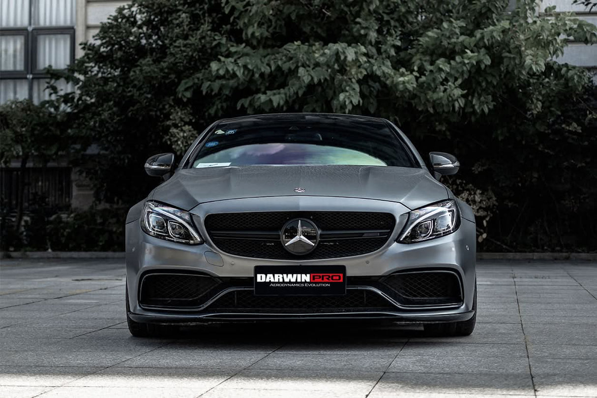 2015-2021 Mercedes Benz W205 C63 S AMG Coupe BKSS Style Carbon Fiber Front Lip