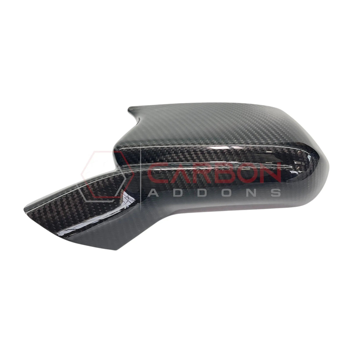 2016-2024 Camaro Real Carbon Fiber M Style Mirror Covers - With Winglet