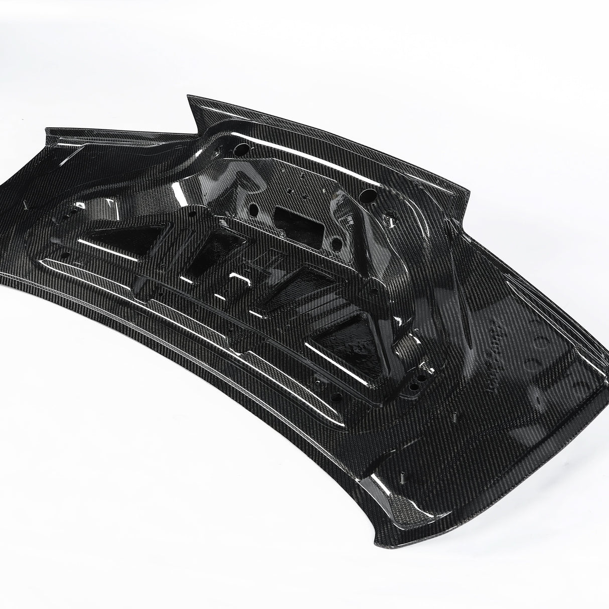 2010-2013 Camaro Type-X Double Sided Gloss Carbon Fiber Trunk W/ Integrated Spoiler