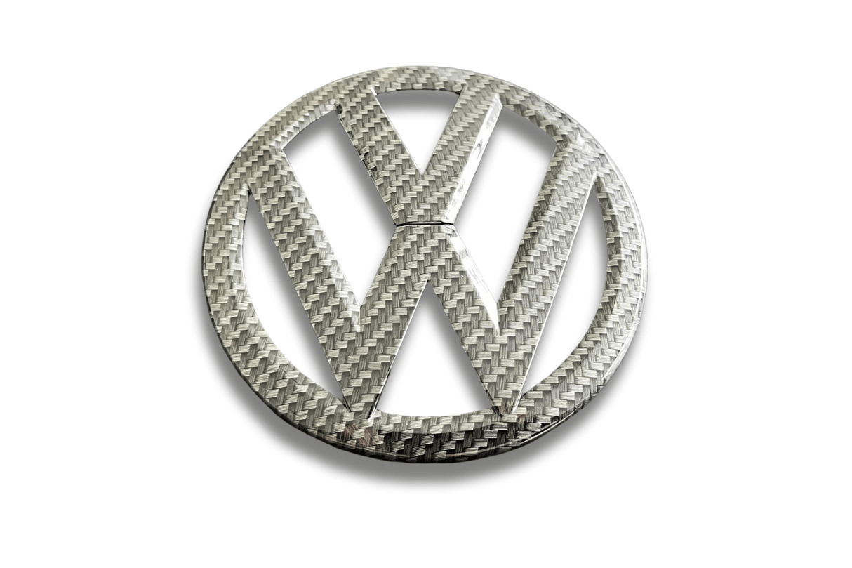 VW Golf 7 - Base, GTI, R - Carbon Fiber Look Emblem Set (2013-2017) - K2 Industries