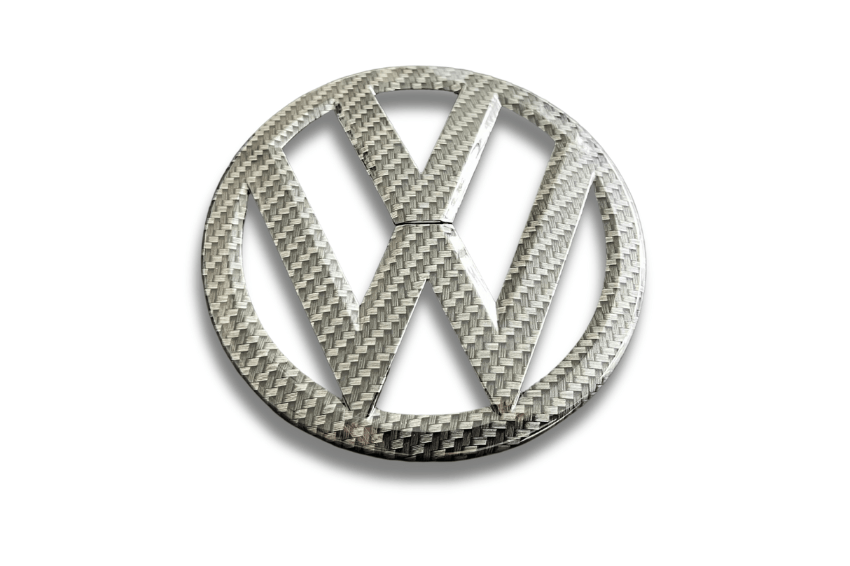 VW Golf 7 - Base, GTI, R - Carbon Fiber Look Emblem Set (2013-2017) - K2 Industries