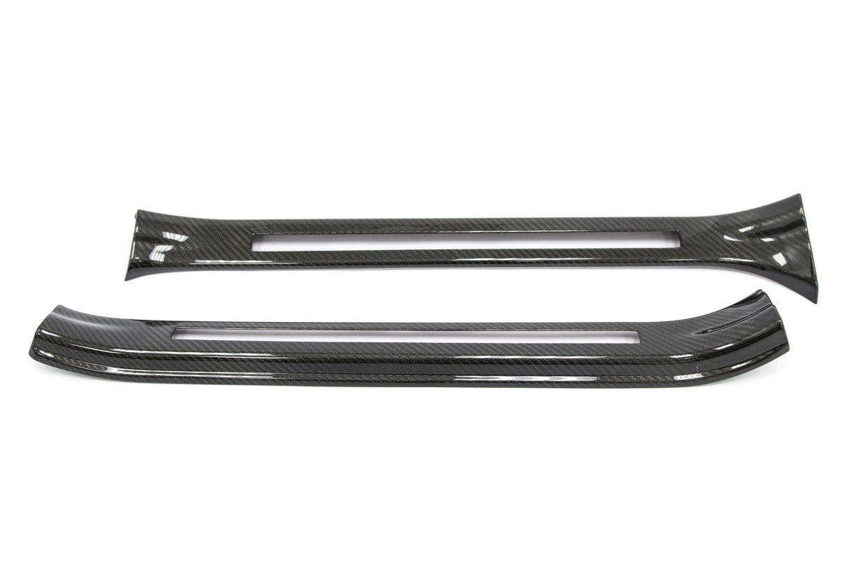 OLM LE Dry Carbon Fiber Door Sill Covers - 2015-2021 Subaru STI