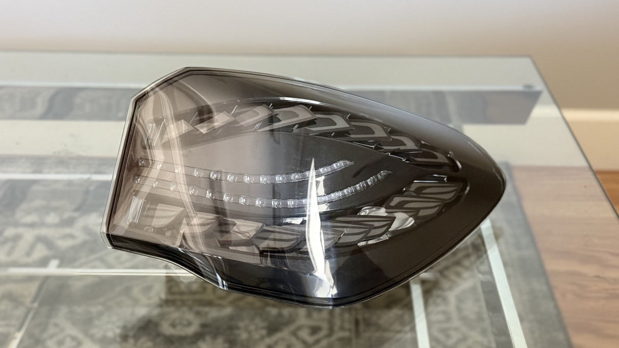 BMW X1 BLACK Dragon Scale Style LED Taillights (2016–2021) *READ DESCRIPTION