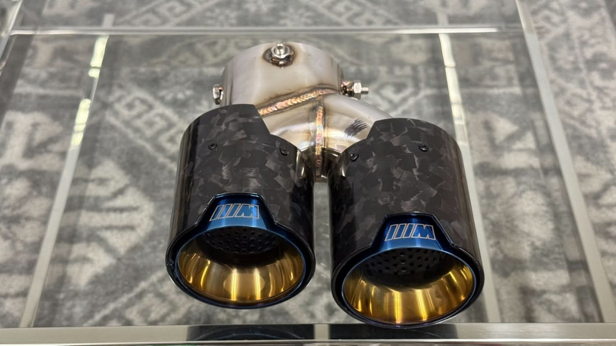BMW 2/3/4 Series Forged Carbon Fiber Dual Muffler Tips (2019+)*READ DESCRIPTION