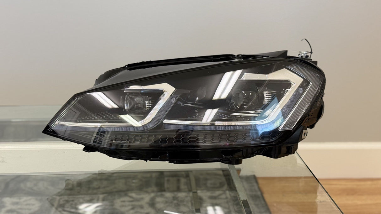 VW Golf 6 (2009‑2012) LED Headlights DRL/Signal Golf7.5 Design *READ DESCRIPTION