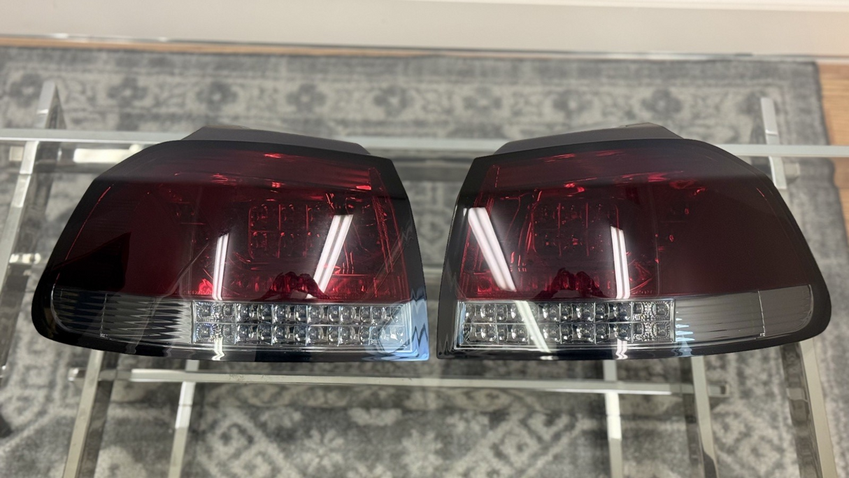 VW Golf MK6 GTI SMOKED Red LED Tail Lights 2008-2014 *READ DESCRIPTION