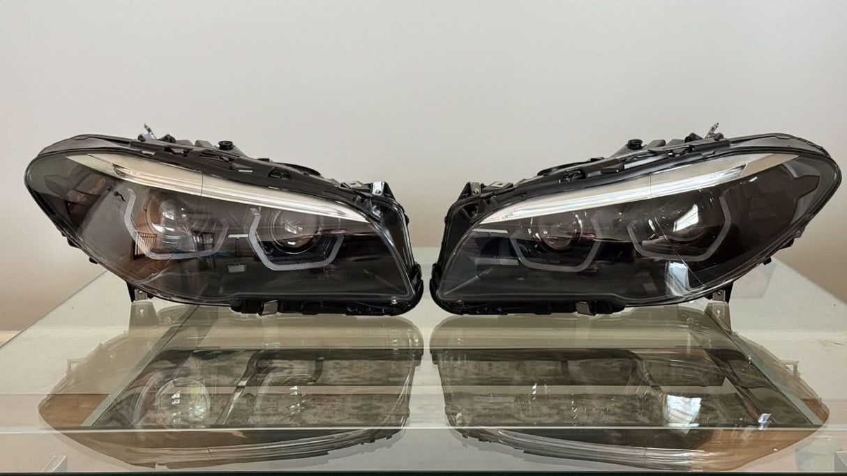 BMW 5-Series F10/F11/F18 3D Style Xenon Headlights (2014–2016) READ DESCRIPTION