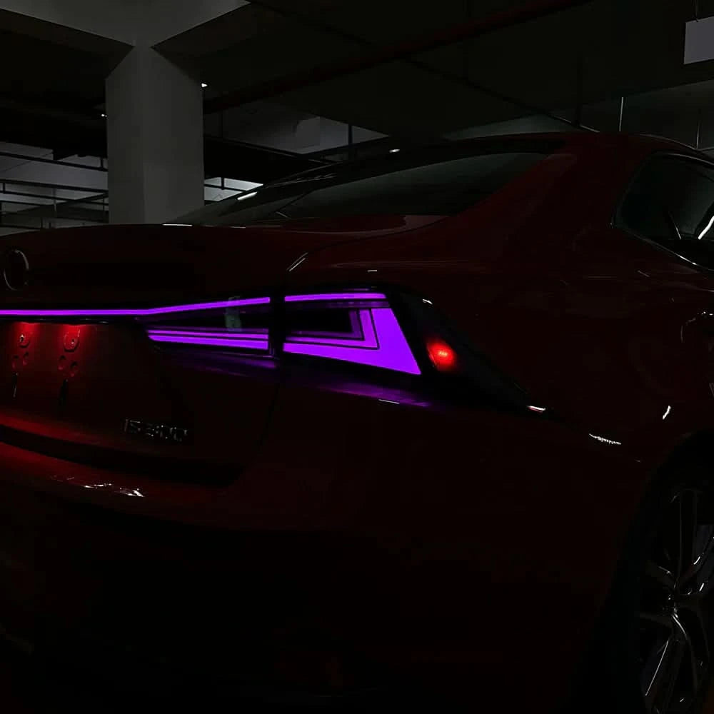 NTXGlow RGB Tail Lights 2014-2021 Lexus IS250 IS300 IS350 IS500 IS200t