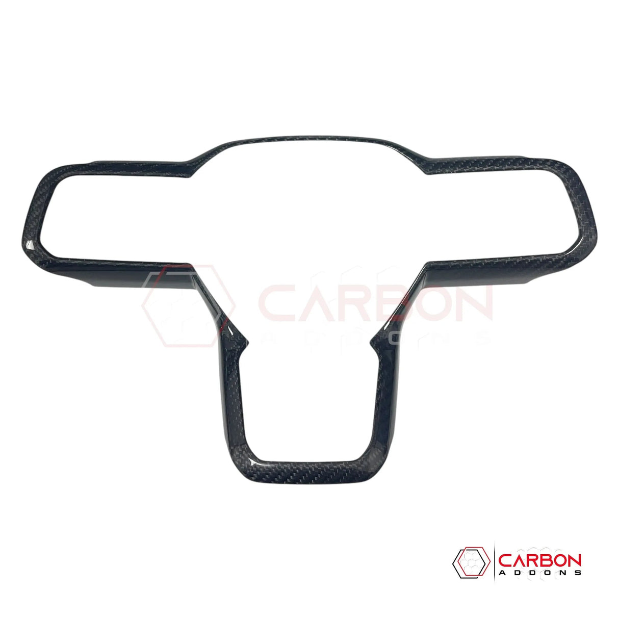 2024+ S650 Mustang Hard Carbon Fiber Steering Wheel Trim Covers