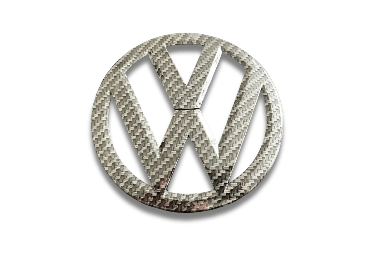 VW Golf 7 - Base, GTI, R - Carbon Fiber Look Emblem Set (2013-2017) - K2 Industries