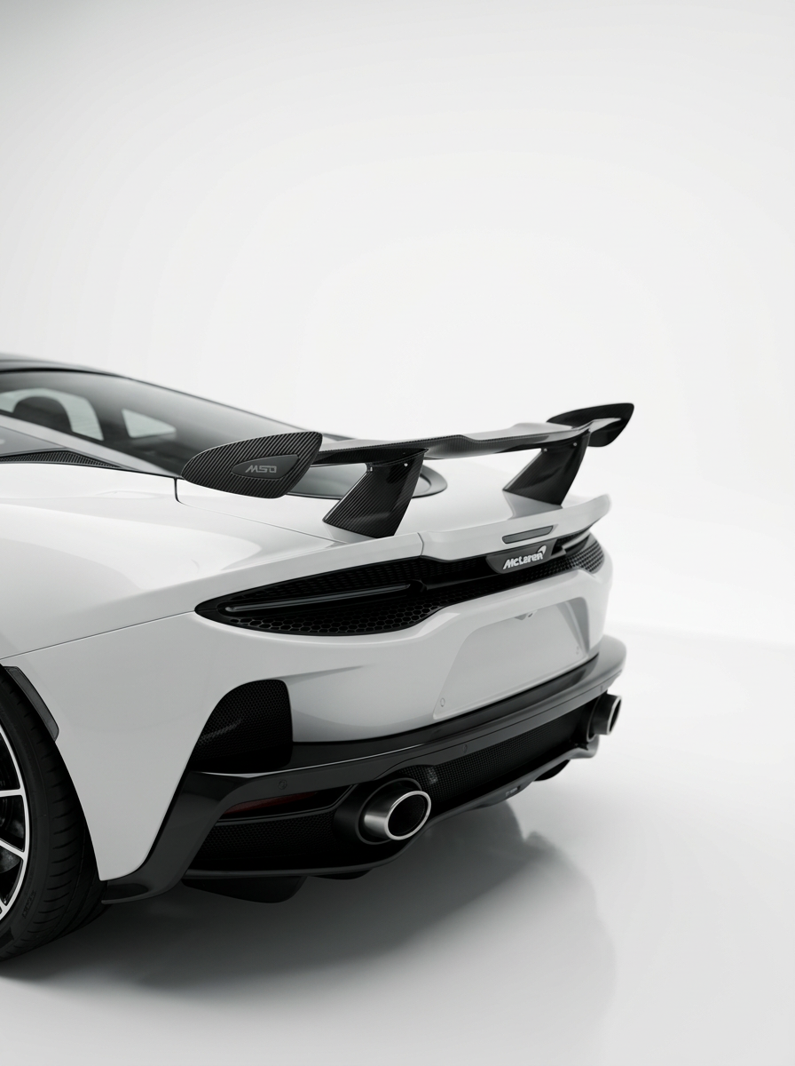 McLaren GT Dry Carbon Fiber Rear Spoiler Wing MSO Style 2019+