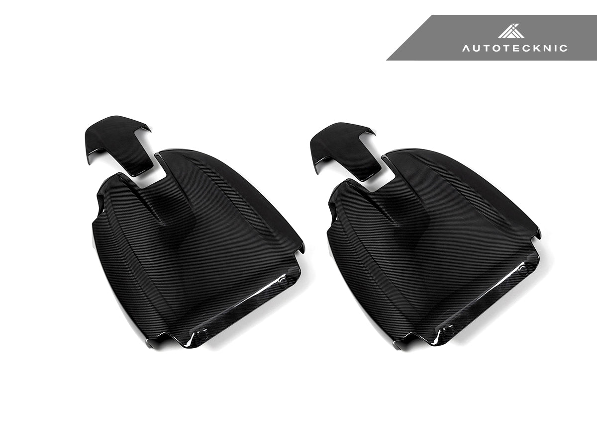 AutoTecknic Dry Carbon Full Seat Back Cover Set - BMW G87 M2