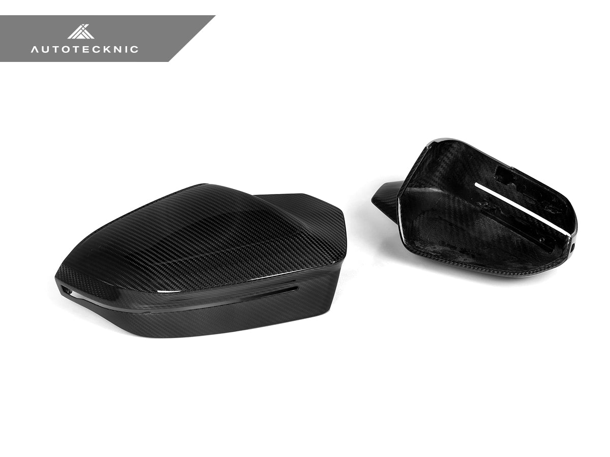 AutoTecknic M-Inspired Dry Carbon Mirror Cap Set - G60 5-Series | G70 7-Series