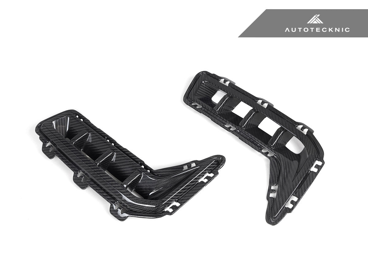 AutoTecknic Carbon Fiber Front Bumper Trim Set - G05 X5 M-Sport LCI