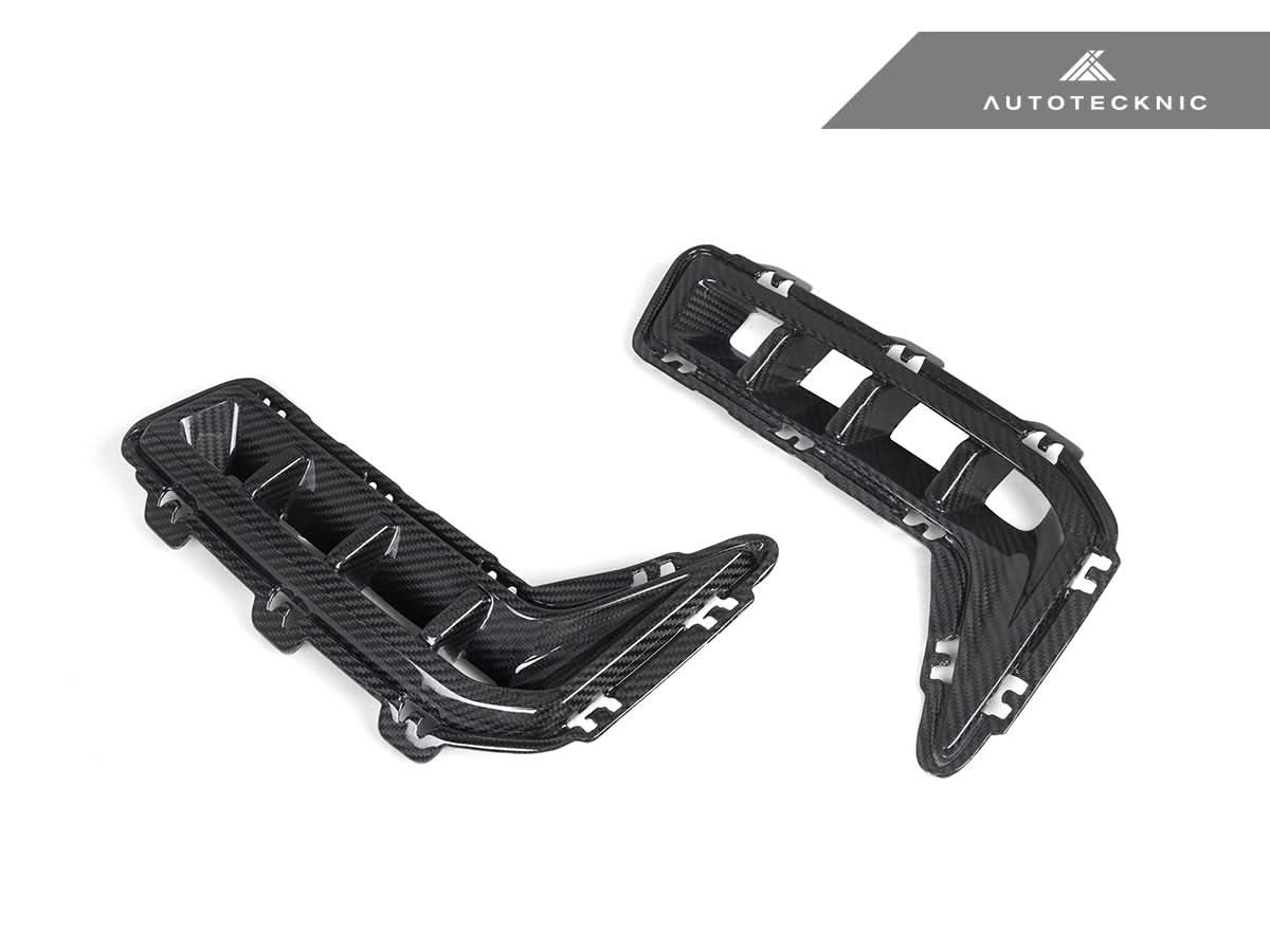 AutoTecknic Carbon Fiber Front Bumper Trim Set - G05 X5 M-Sport LCI