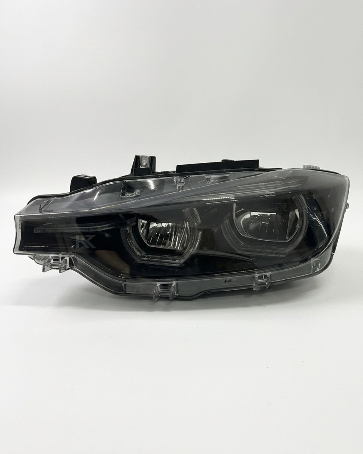 BMW 3 Series F30 / F31 / F35 V3 Smoked Triple-Color LED Headlight Assembly (White / Yellow / Red DRL) 2012 - 2018 (Replaces 63117314531)