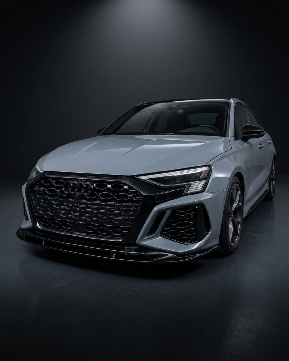 2022–2024 Audi RS3 8Y Sedan Front Bumper Lip – Pre-Preg Dry Carbon Fiber