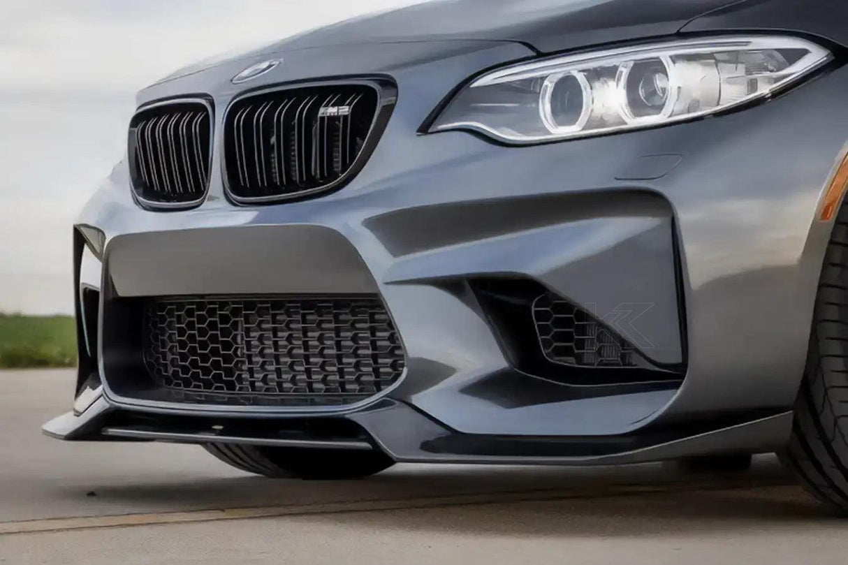 BMW 2 Series F87 M2/M2C Vor Style Carbon Fiber Front Lip (2016 - 2019) - K2 Industries