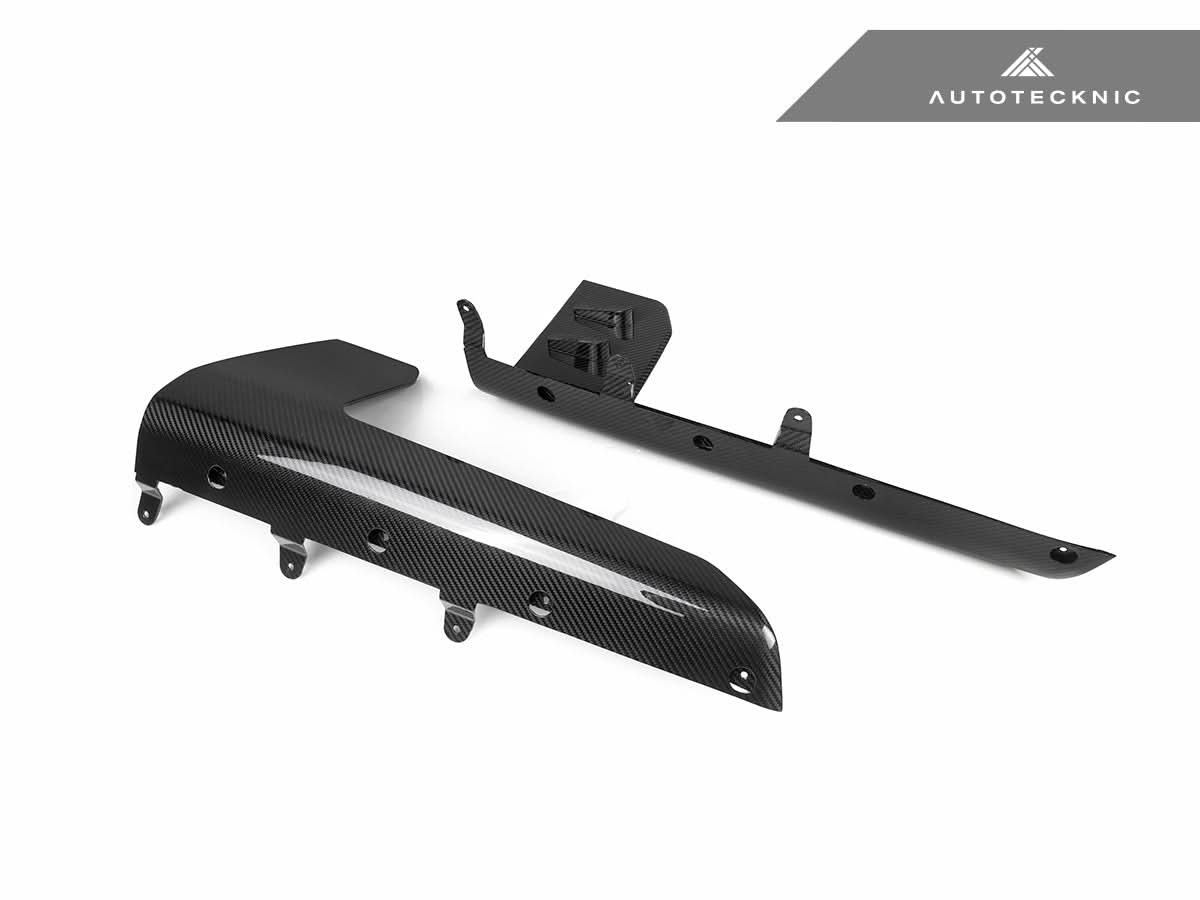 AutoTecknic Dry Carbon Side Skirt Winglet Set - BMW G87 M2