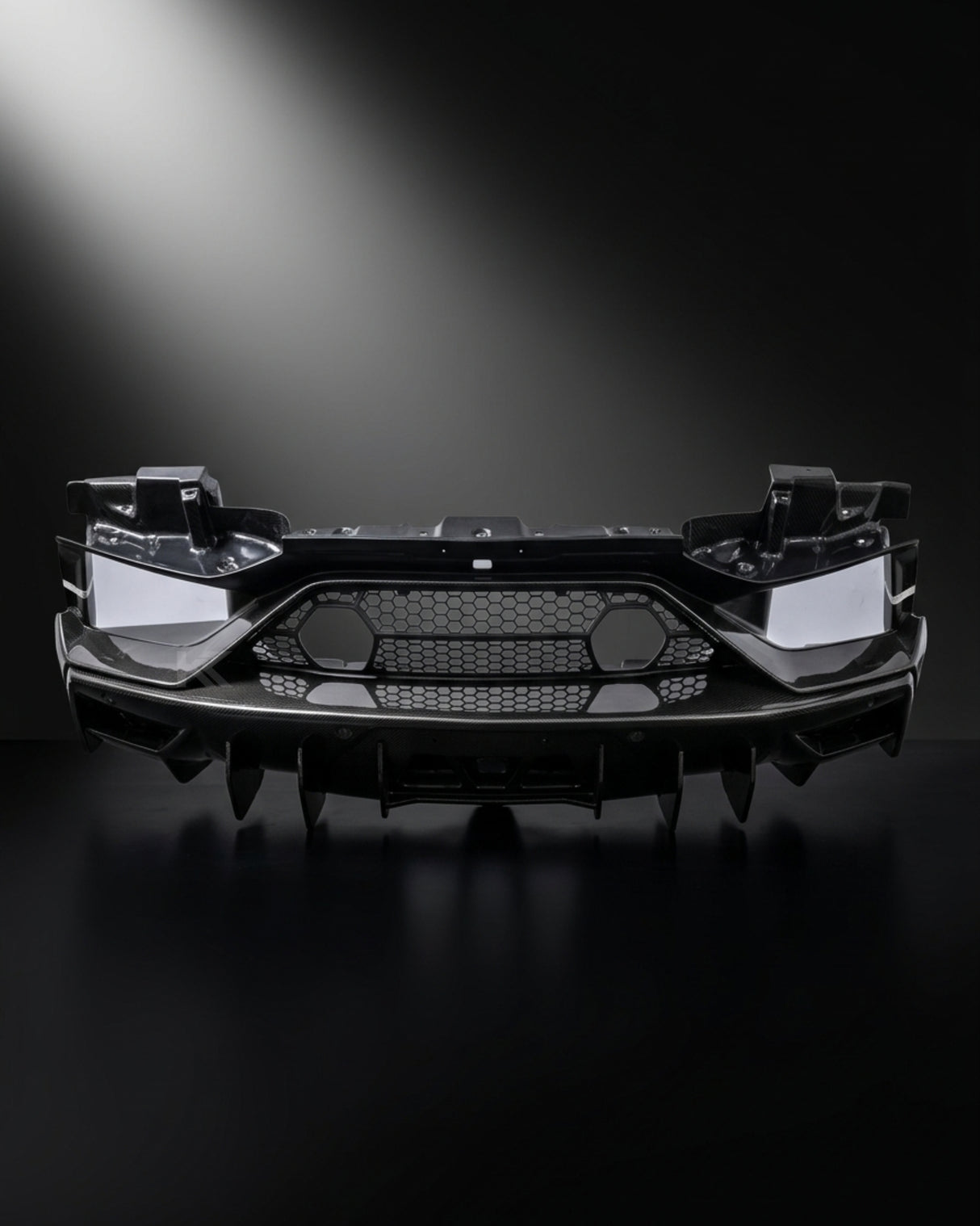 2011–2021 Lamborghini Aventador SVJ Style Rear Bumper – Dry Carbon Fiber