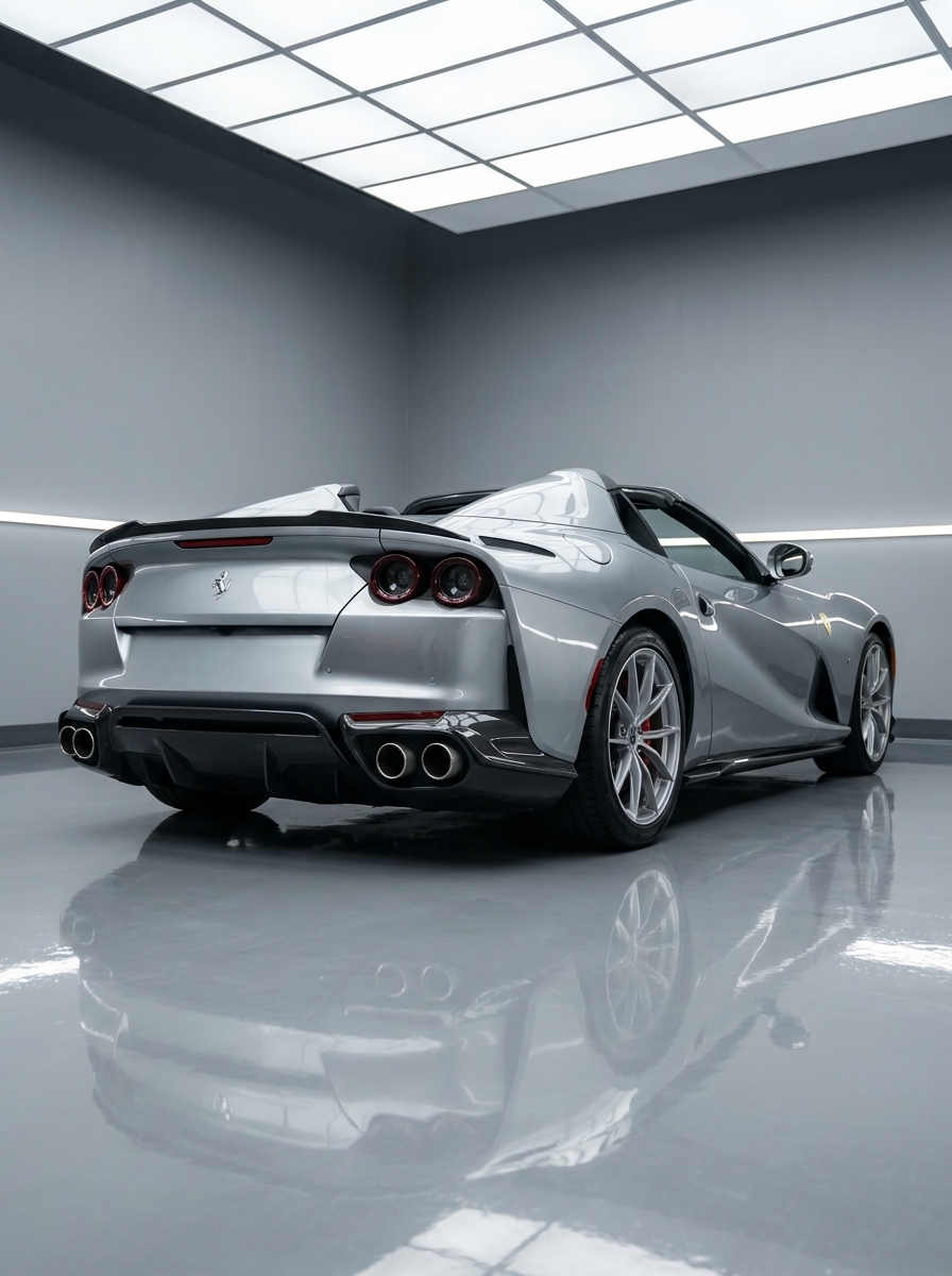2017 - 2021 Ferrari 812 Superfast GTS Competizione Rear Corner Guards - Dry Carbon Fiber