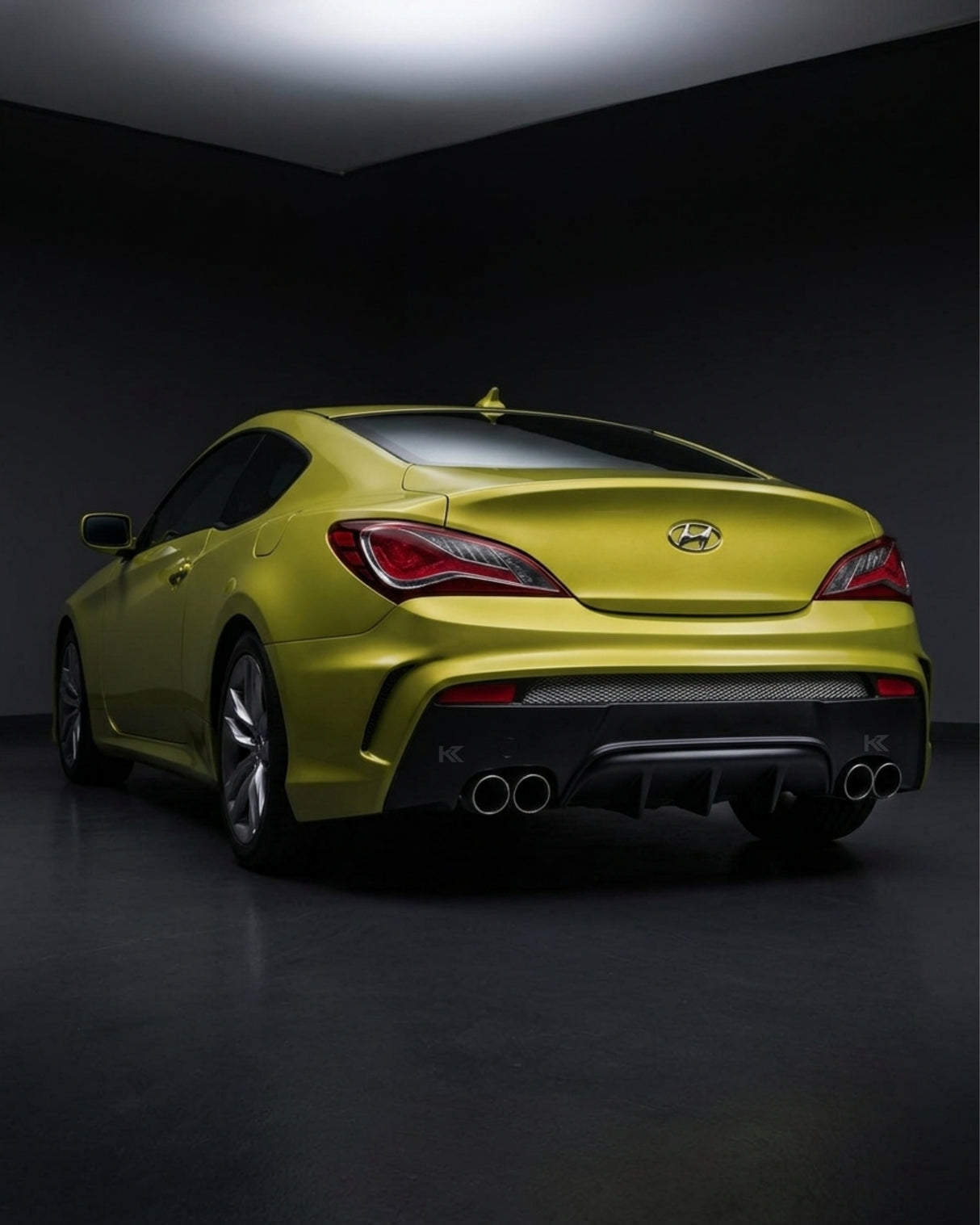 2010–2016 Hyundai Genesis Coupe MSR Style Rear Bumper – Fiberglass (FRP)