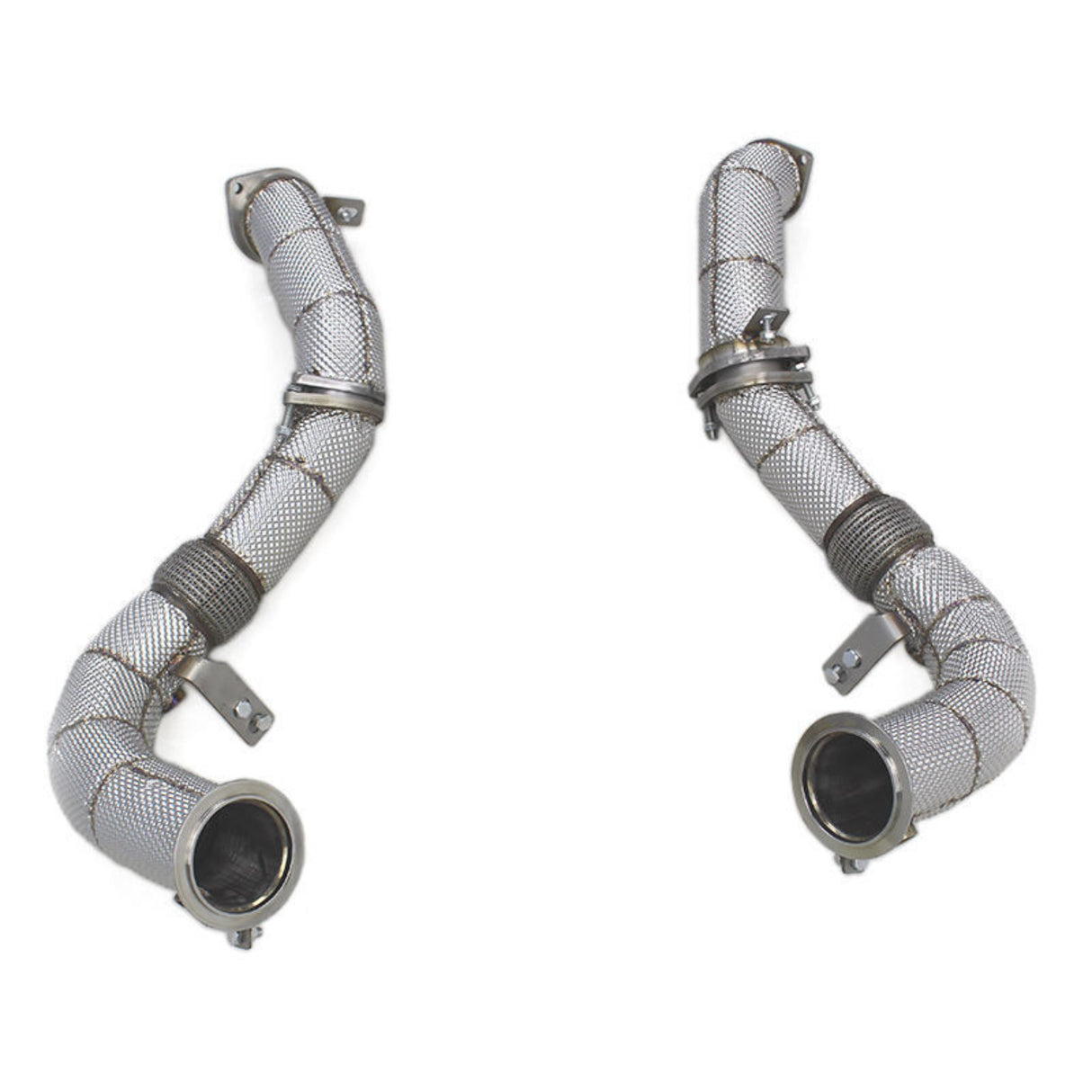 BMW X5 M F95 / X6 M F96 304 Stainless Steel Heat Shield Straight Downpipe 2020+