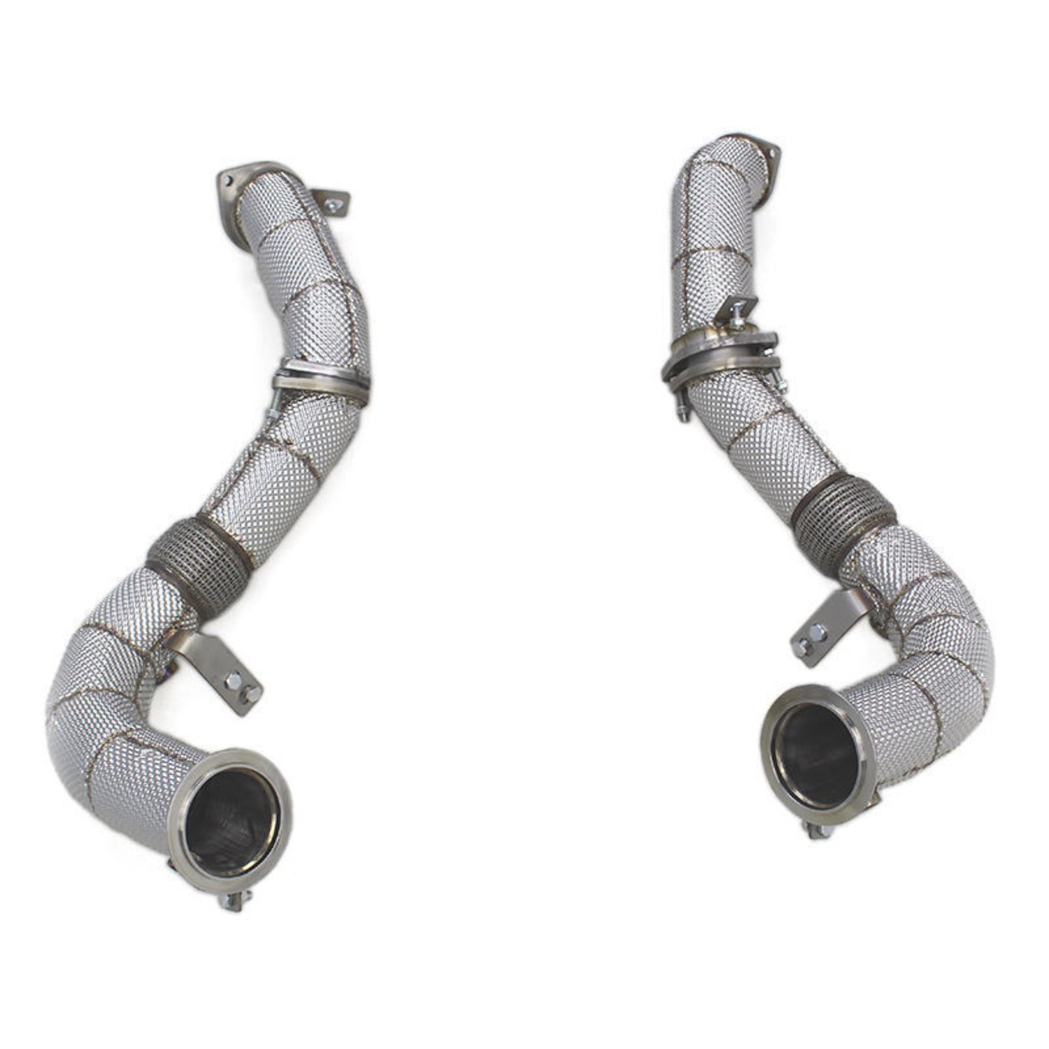 BMW X5 M F95 / X6 M F96 304 Stainless Steel Heat Shield Straight Downpipe 2020+