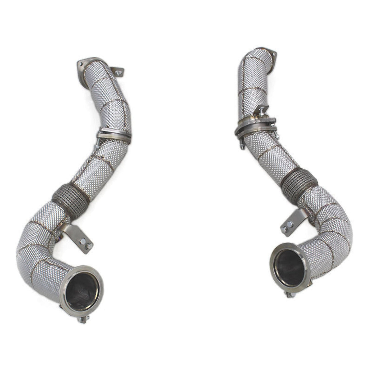 BMW X5 M F95 / X6 M F96 304 Stainless Steel Heat Shield Straight Downpipe 2020+