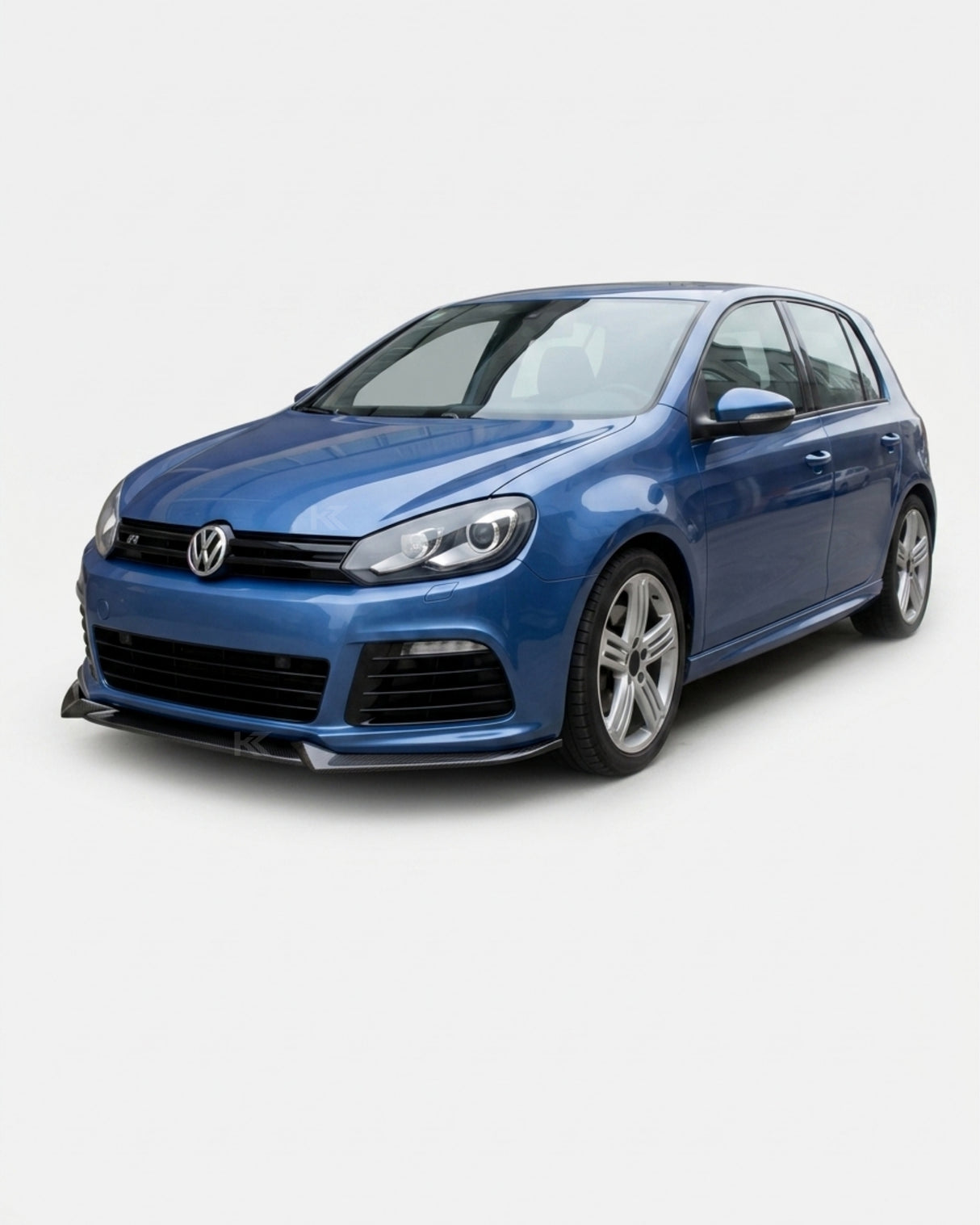2010–2013 Volkswagen Golf R MK6 R20 Style 3-Piece Front Splitter Kit – Carbon Fiber