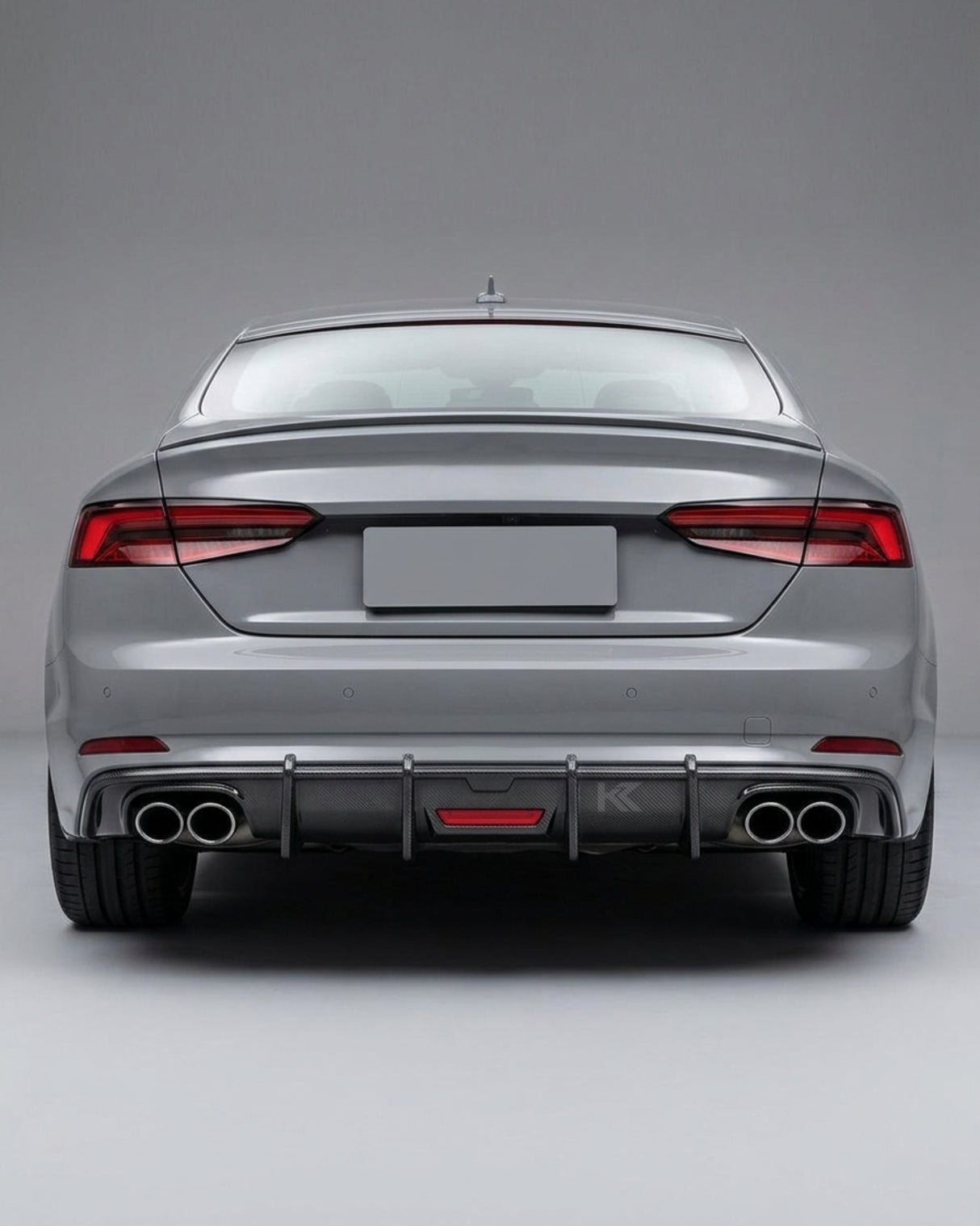 2013–2016 Audi A5 / S5 8T Facelift Rear Bumper Diffuser – Carbon Fiber