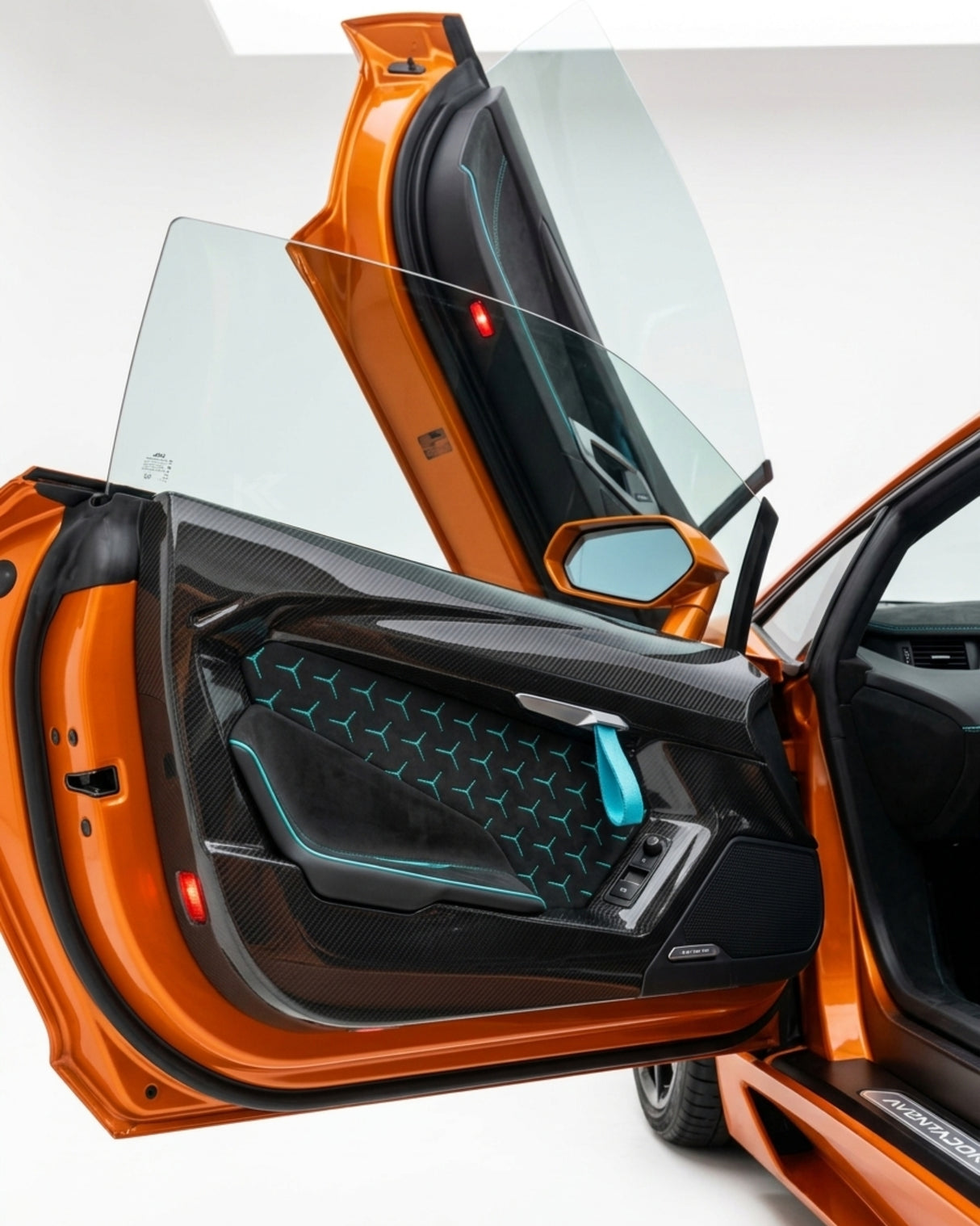2011–2019 Lamborghini Aventador SVJ Style Door Panels – Dry Carbon Fiber
